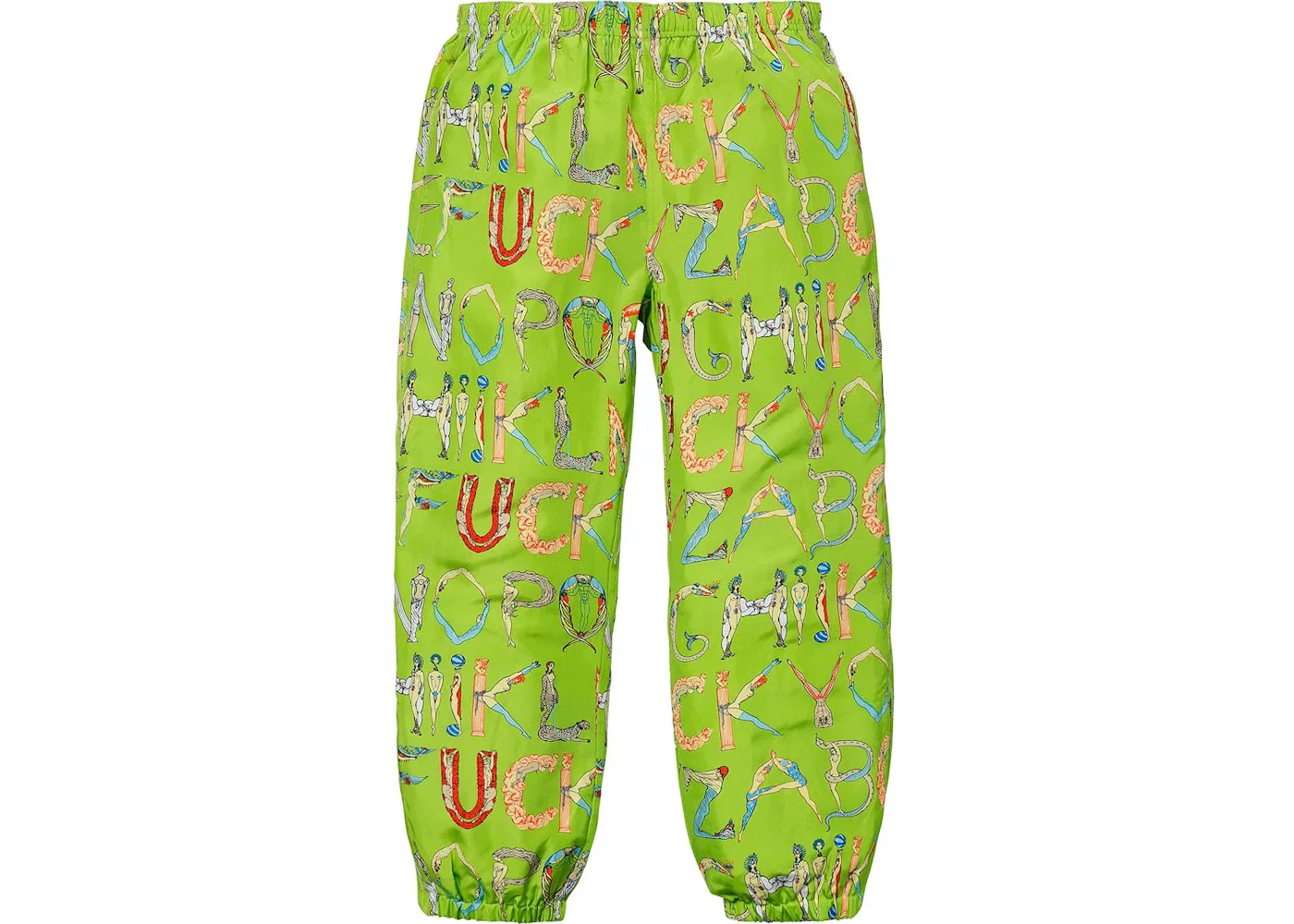 Мужские брюки с принтом Supreme Pant Supreme, Lime