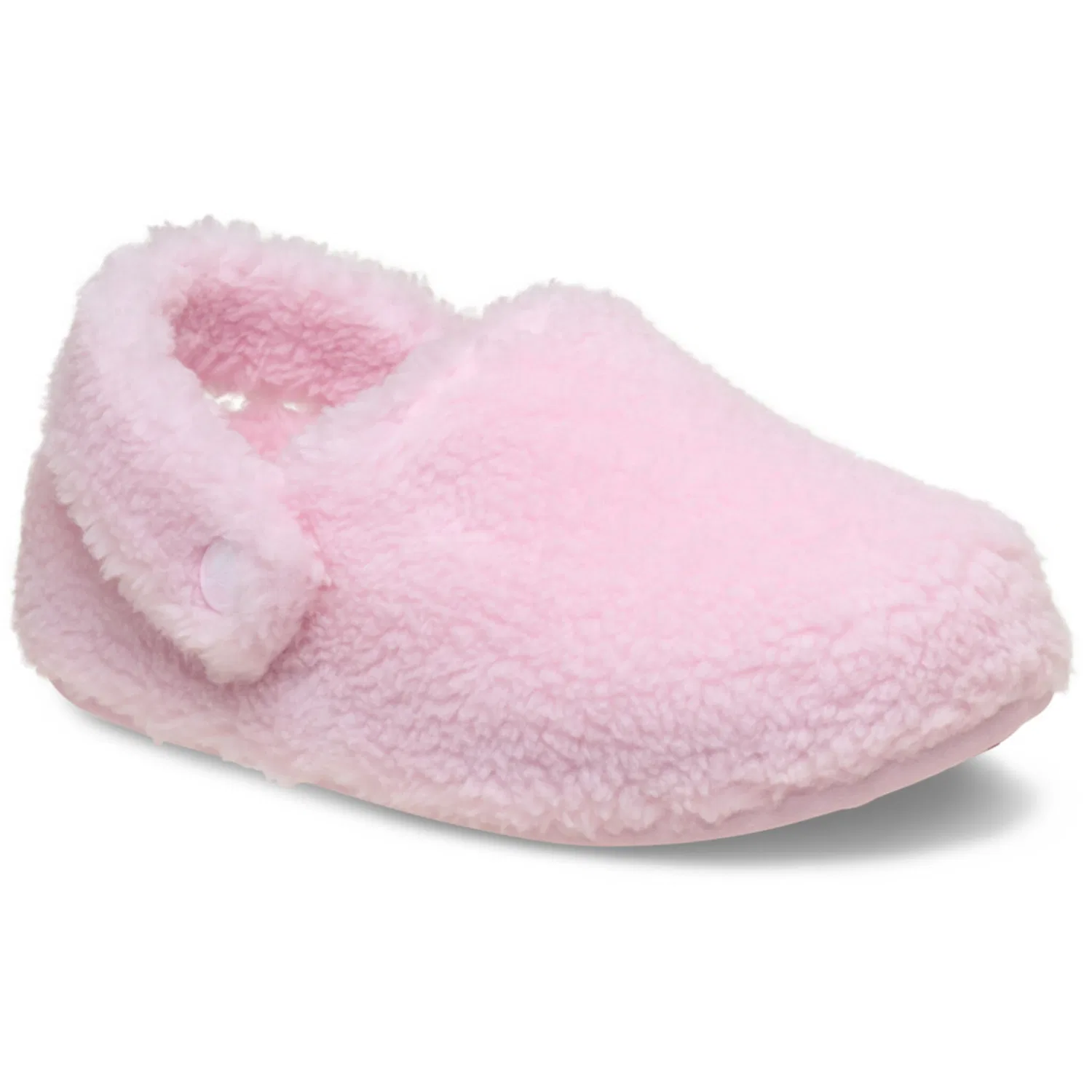 Детские тапочки-сабо с искусственным мехом Crocs, Pink