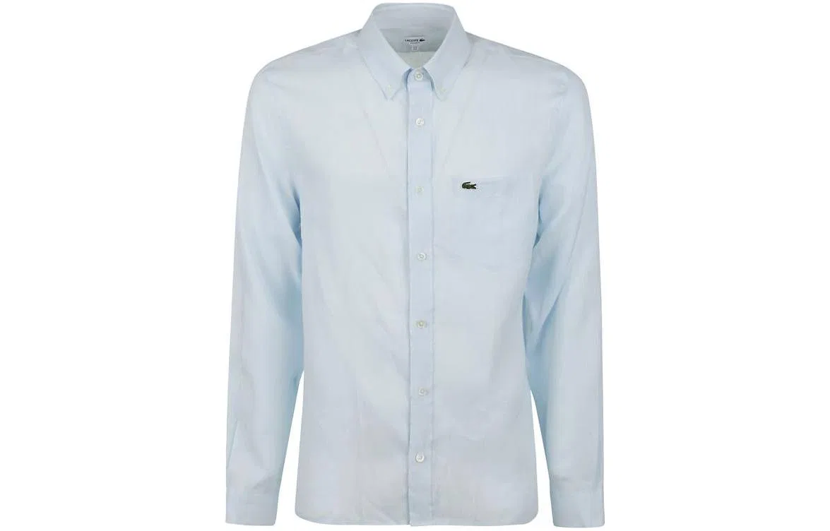 Мужская рубашка с длинным рукавом LACOSTE, Light Blue