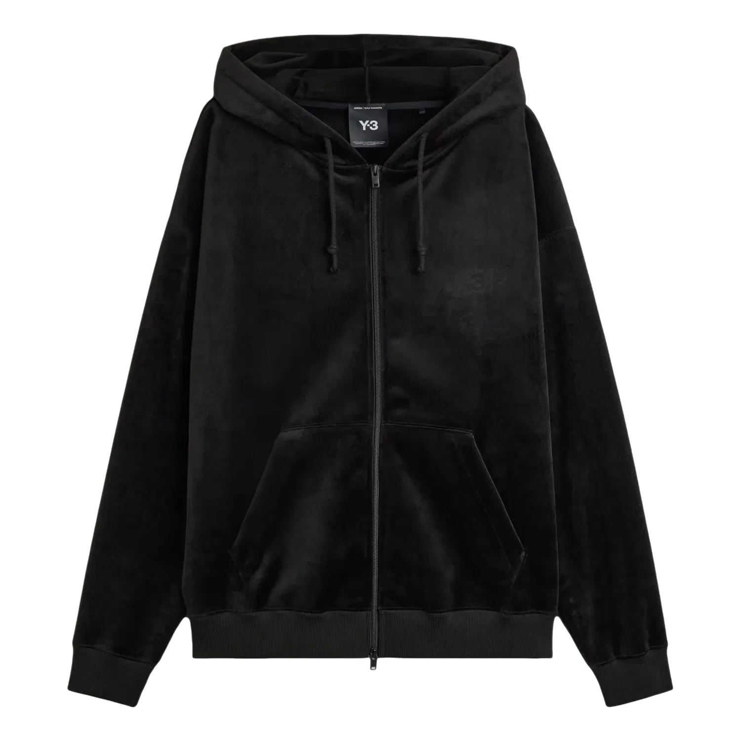 Мужское худи Y-3 Velvet Corduroy Hoodie Asia Sizing 'Black' adidas, черный
