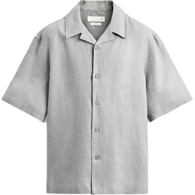 Мужская рубашка Light Gray ZARA, Light Gray