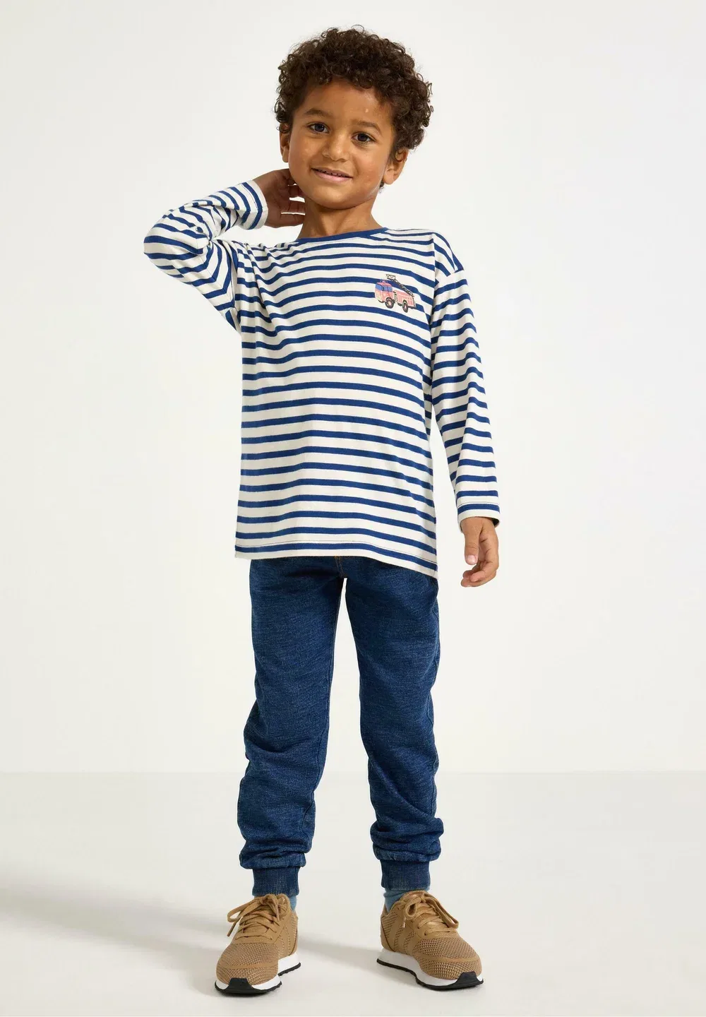 Джинсы свободного кроя Lindex, Dark Blue