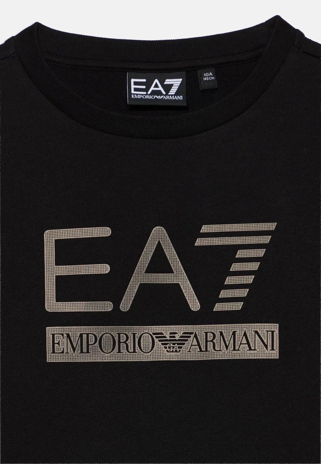 Толстовка унисекс для повышения видимости в поезде Ea7 Emporio Armani, Black — фото 3