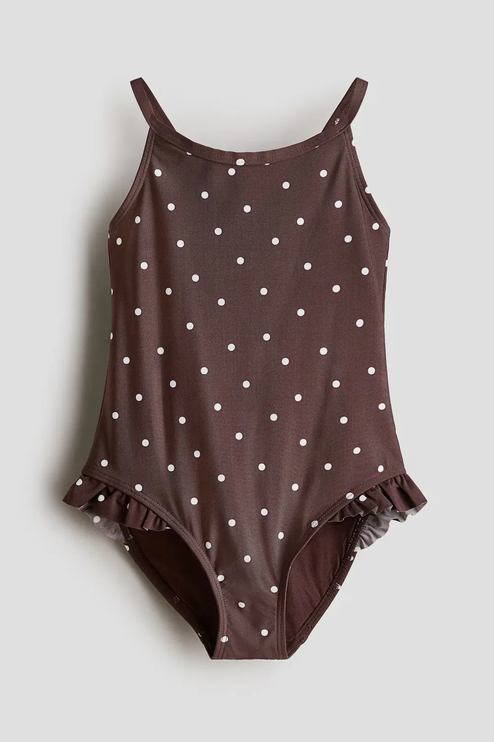 Купальник с принтом H&M, Dunkelbraun/Polka Dots