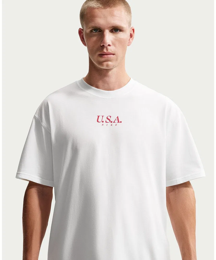 Футболка Nike USA Soccer Flag, White/Red — фото 2