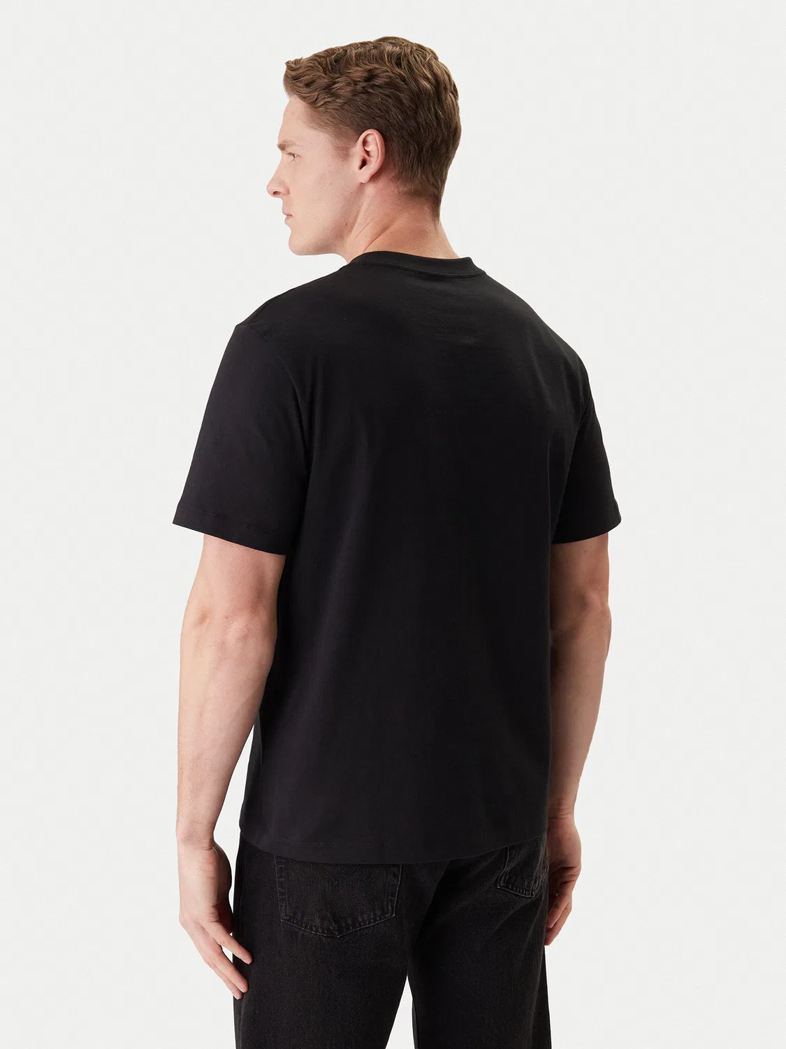 Мужская футболка стандартного кроя Maze Graphic Calvin Klein, черный — фото 3