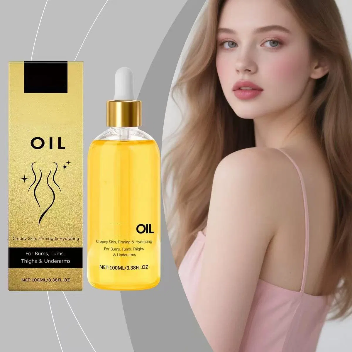 Косметическое масло для тела Silk Body Oil, JIAOY, набор 2 шт., 100 мл, 2PCS — фото 2
