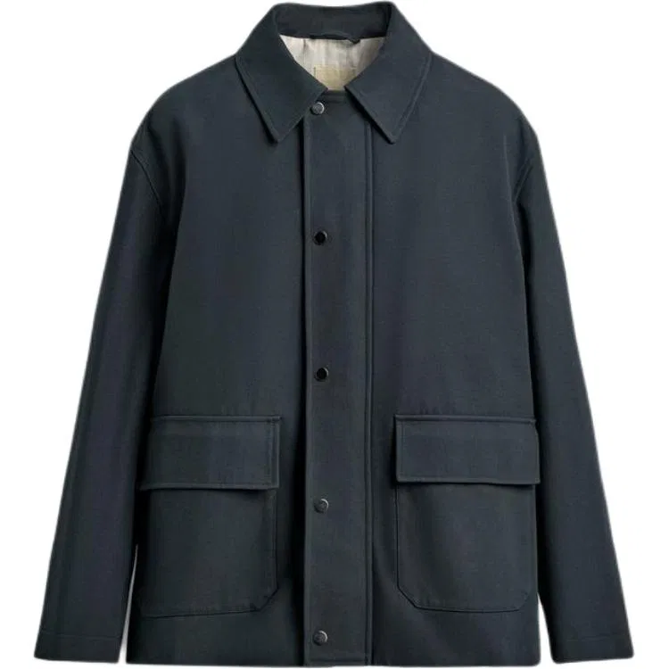 Мужское пальто синее ZARA, Blue