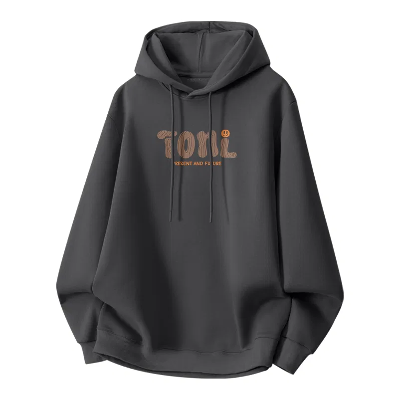 Детский худи с капюшоном хлопковый Tonlion, Heather Navy