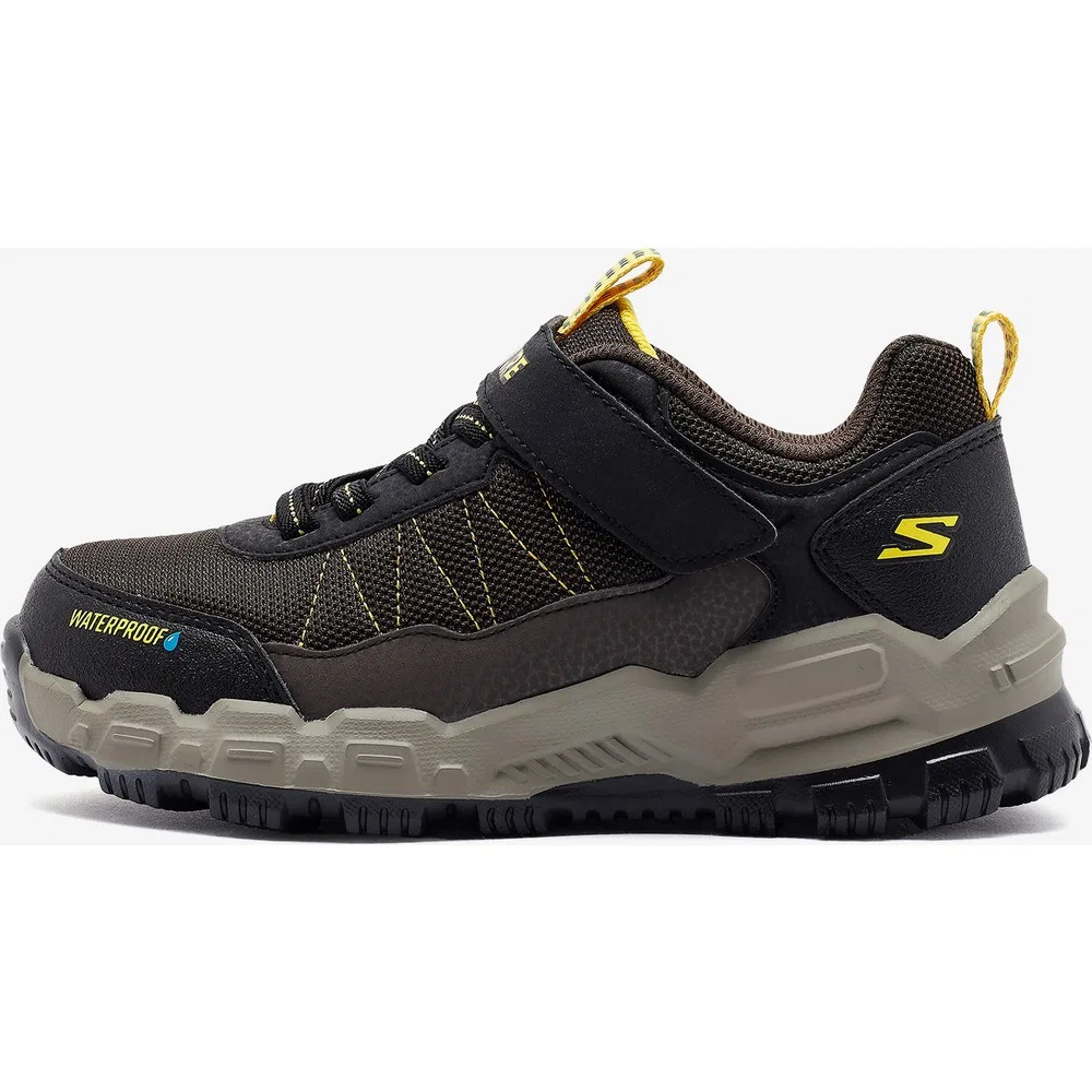 Детские кроссовки для мальчиков водонепроницаемые на липучках Adventure Track Skechers, Brown