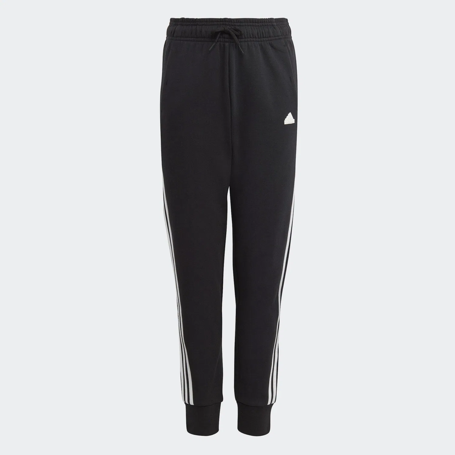 Детские спортивные штаны с тремя полосами Future Icons 3-Streifen Cotton Hose Adidas, Schwarz Weiss