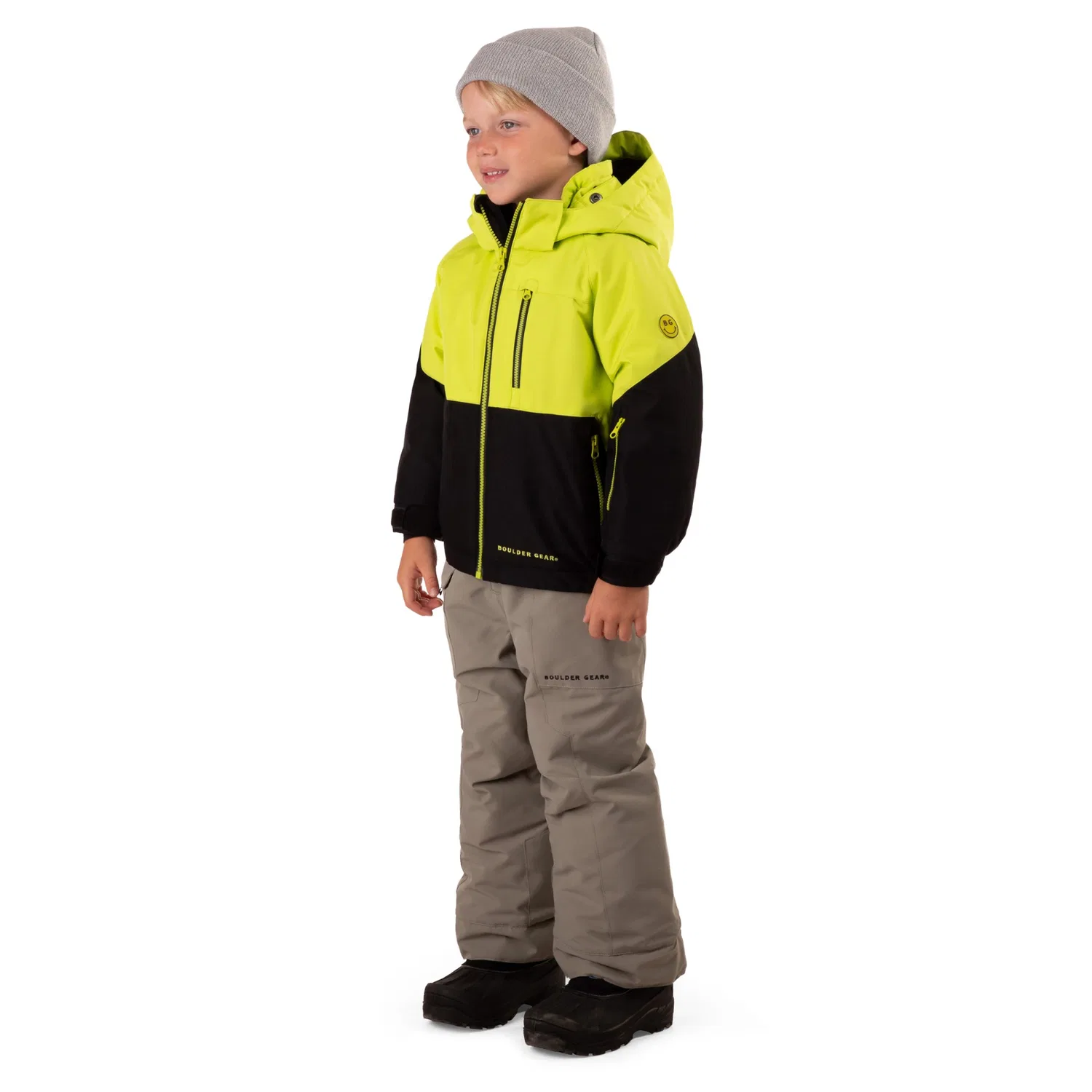 Куртка утепленная детская с капюшоном Niko Boulder Gear, Kiwi — фото 4