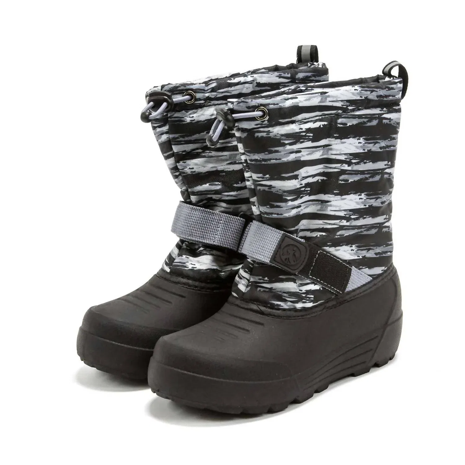 Детские зимние утепленные ботинки на липучке Frosty Insulated Snow Boot Northside, Charcoal — фото 2