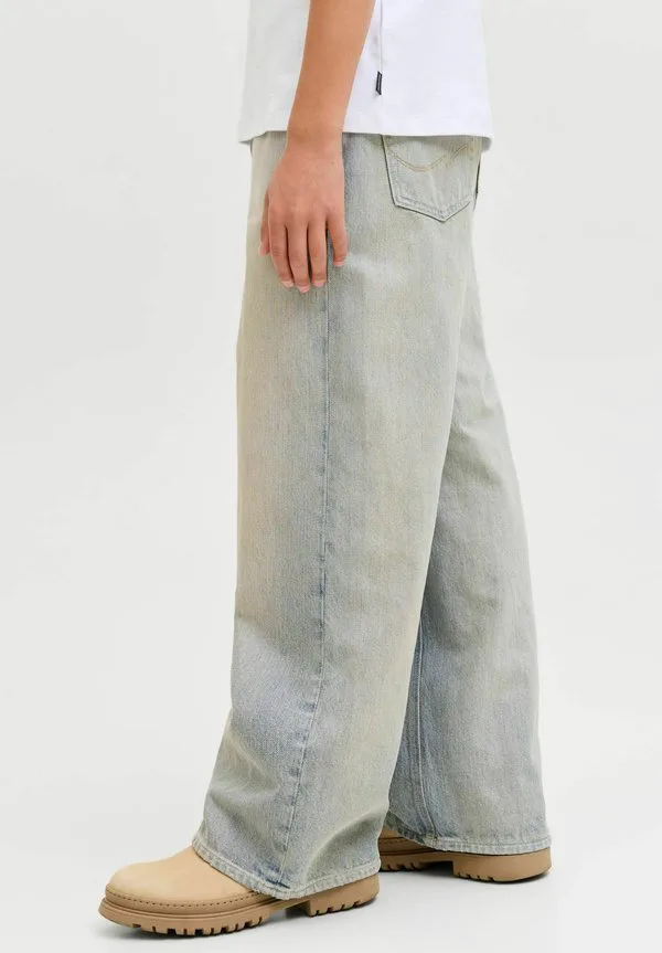 Джинсы свободного кроя с широкой посадкой jjidave jjoriginal Jack & Jones Junior, Blue Denim — фото 4