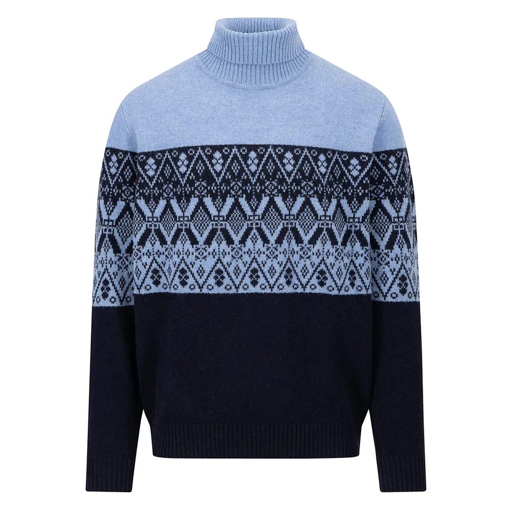 

Свитер Fynch Hatton 1410308 high neck, синий