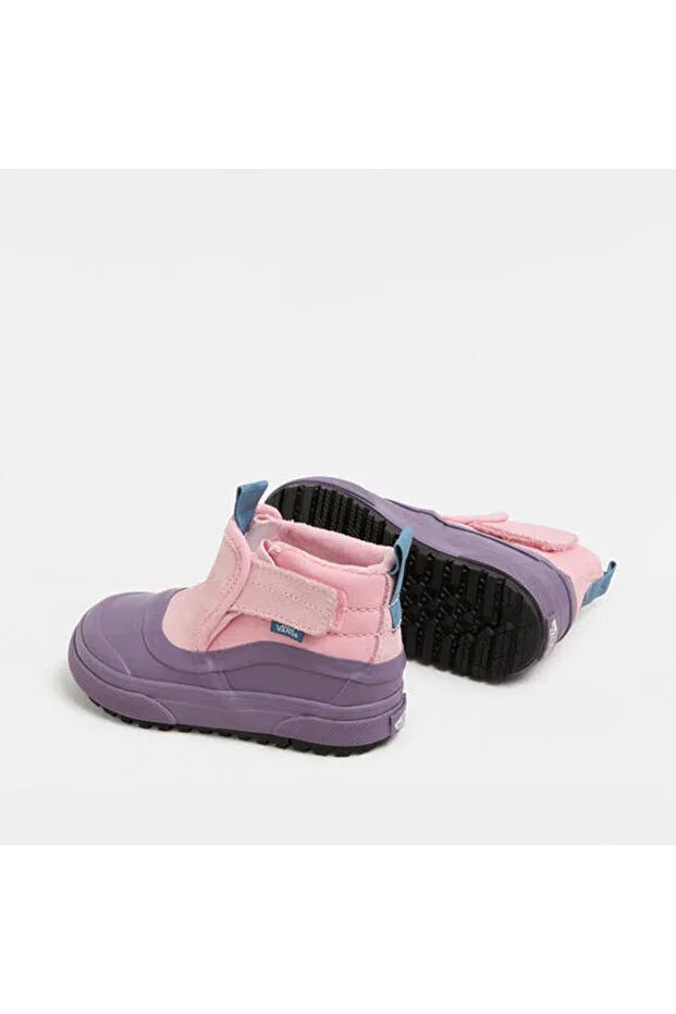 Детские ботинки для девочек утепленные Slip-On Hi Terrain V Insulated Baby Boots Vans, Multicolor — фото 3