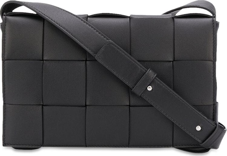 

Сумка Bottega Veneta Cassette Bag Black/Silver, черный