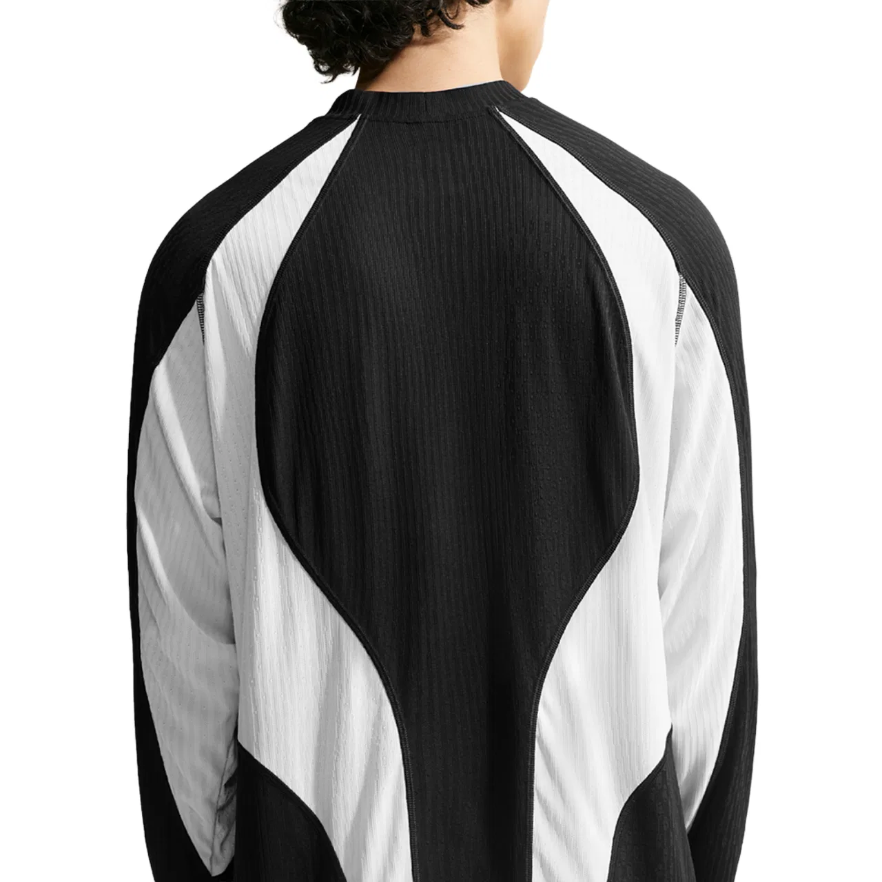 Мужская футболка свободного кроя Tech Dri-FIT ADV Magna Nike, Black/Off White — фото 2