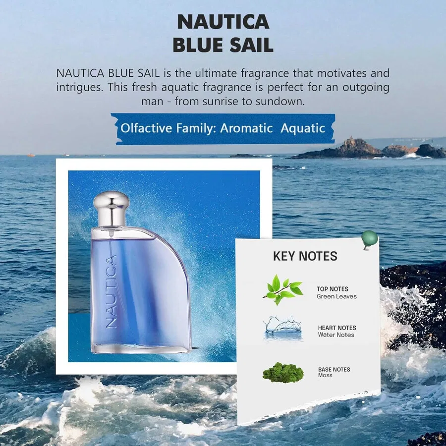 Туалетная вода Blue Sail Nautica, 100 мл — фото 3