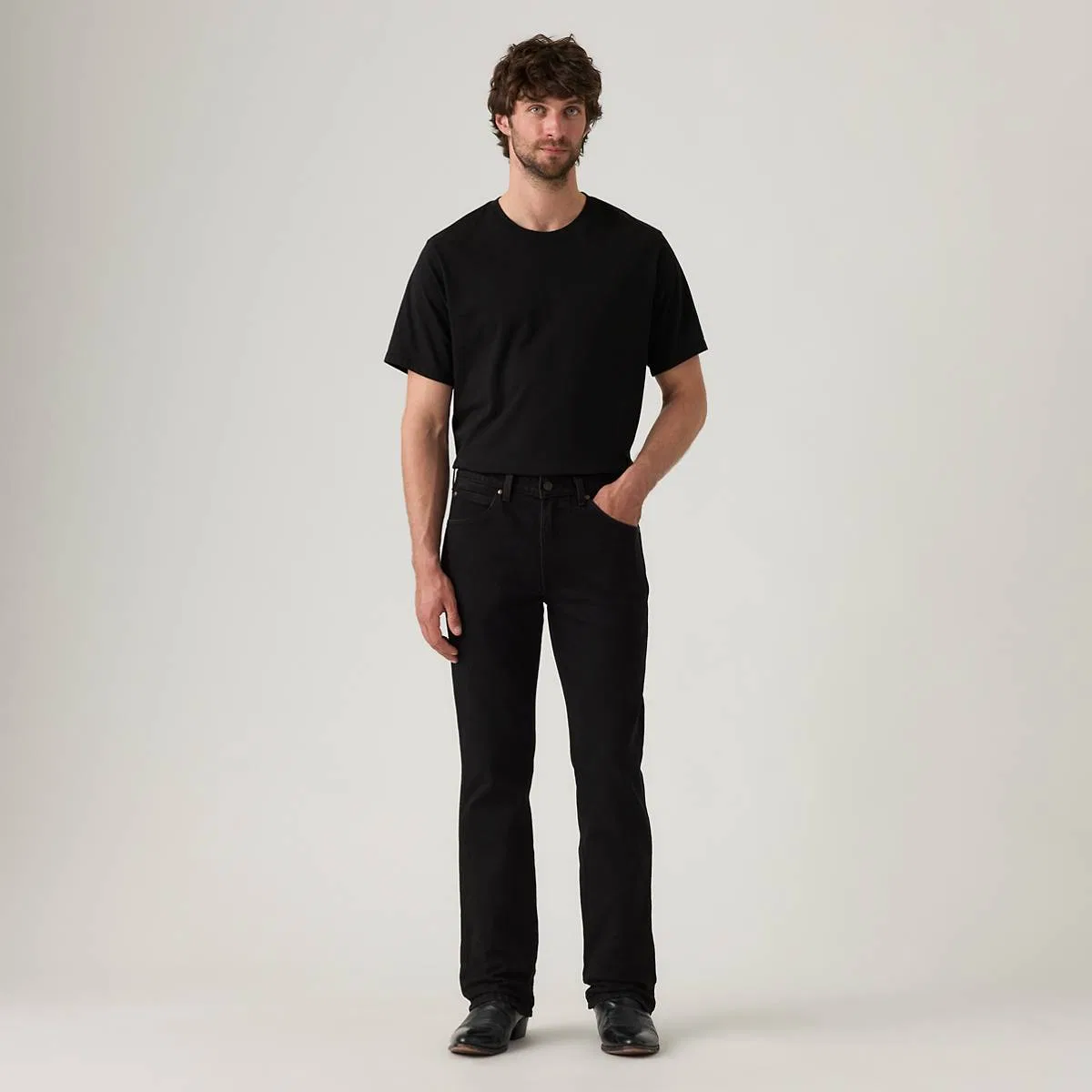 Джинсы 537 Western Bootcut для мужчин Levi's, Run The Road Rinse - Black — фото 2
