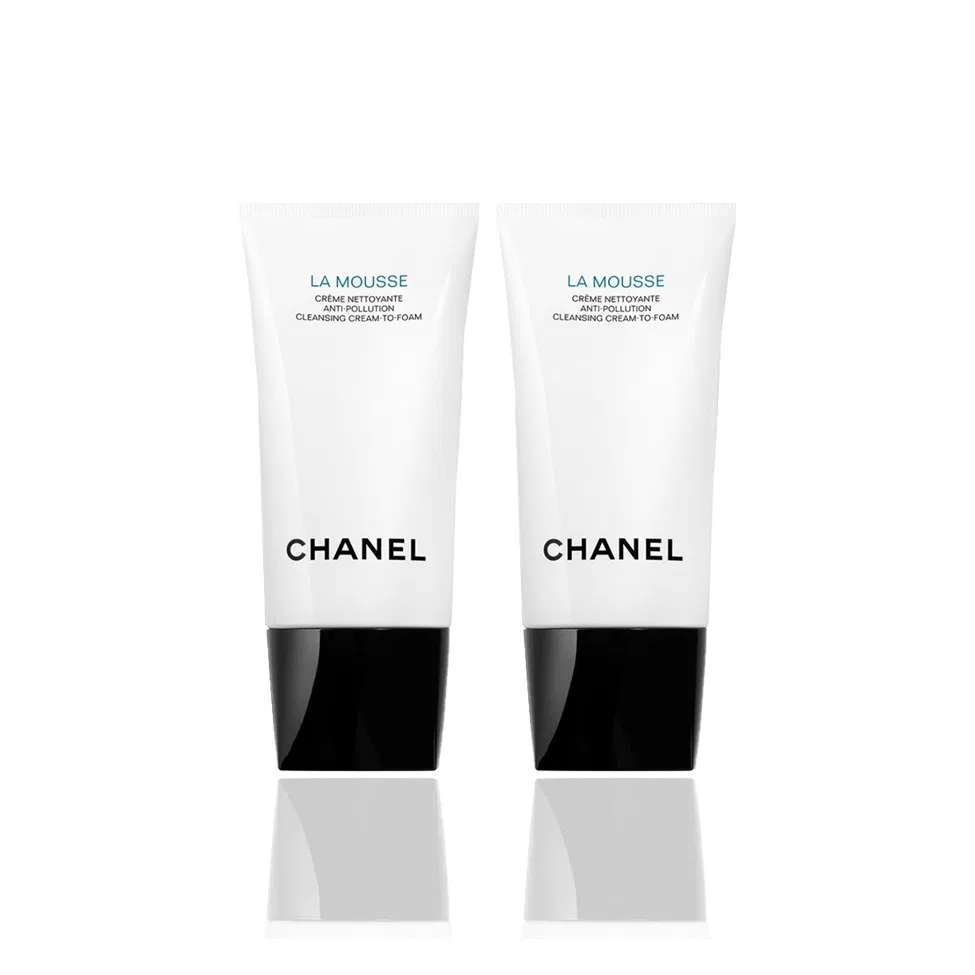 Женский очищающий гель для лица с камелией, 150 мл*2, CHANEL, White