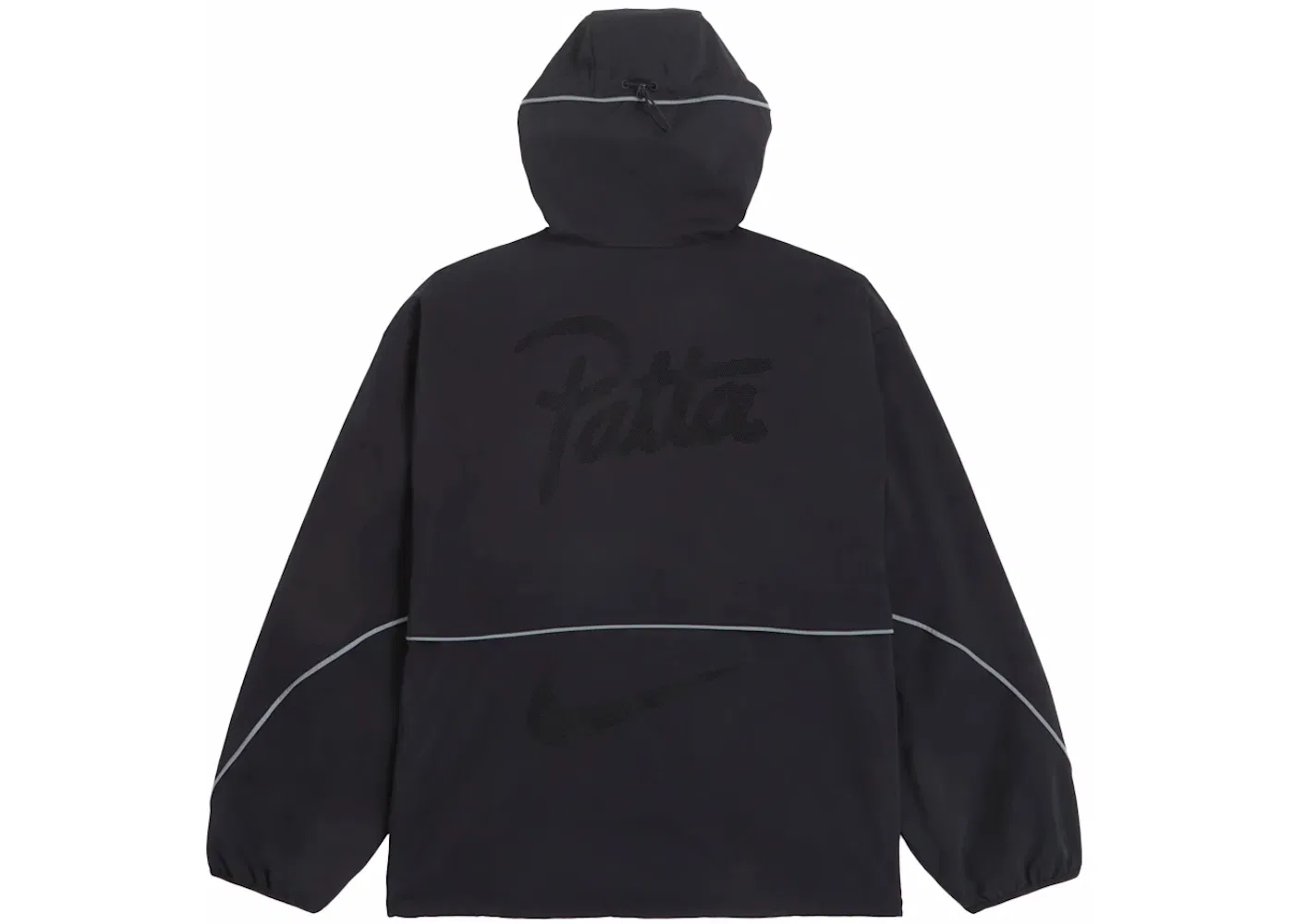 Мужская куртка с длинным рукавом Nike x Patta Running Team Full-Zip Jacket, Black — фото 2