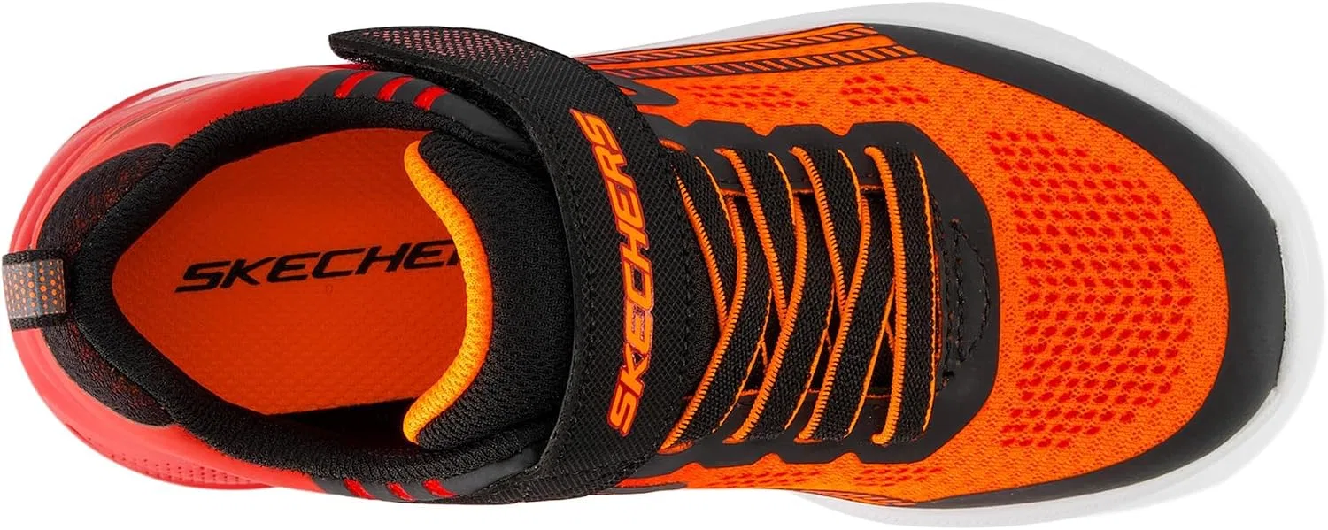 Детские кроссовки для мальчиков Microspec Max Advance Skechers, Black/Red — фото 2