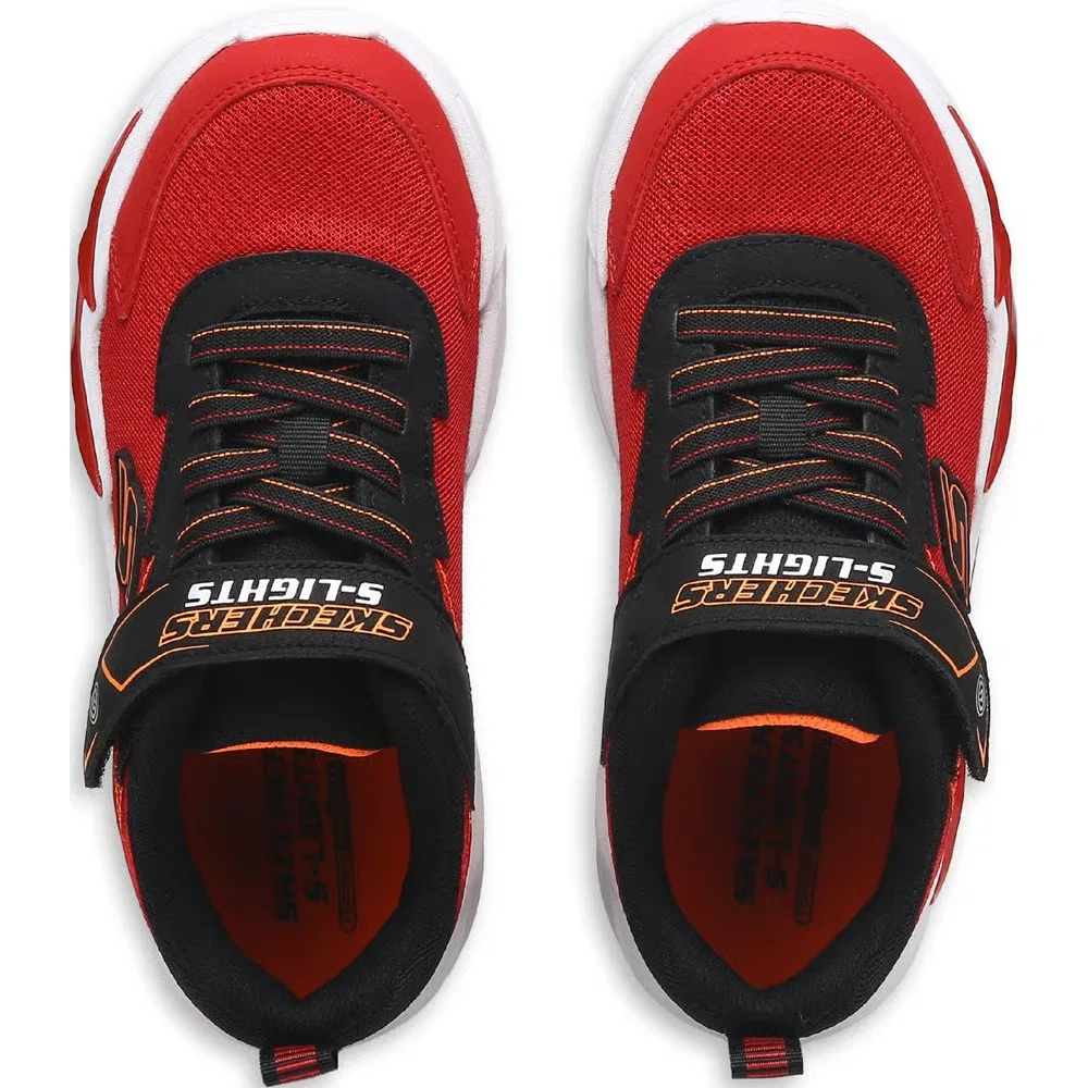 Детские кроссовки с подсветкой Light Surge Skechers, Red/Black — фото 4