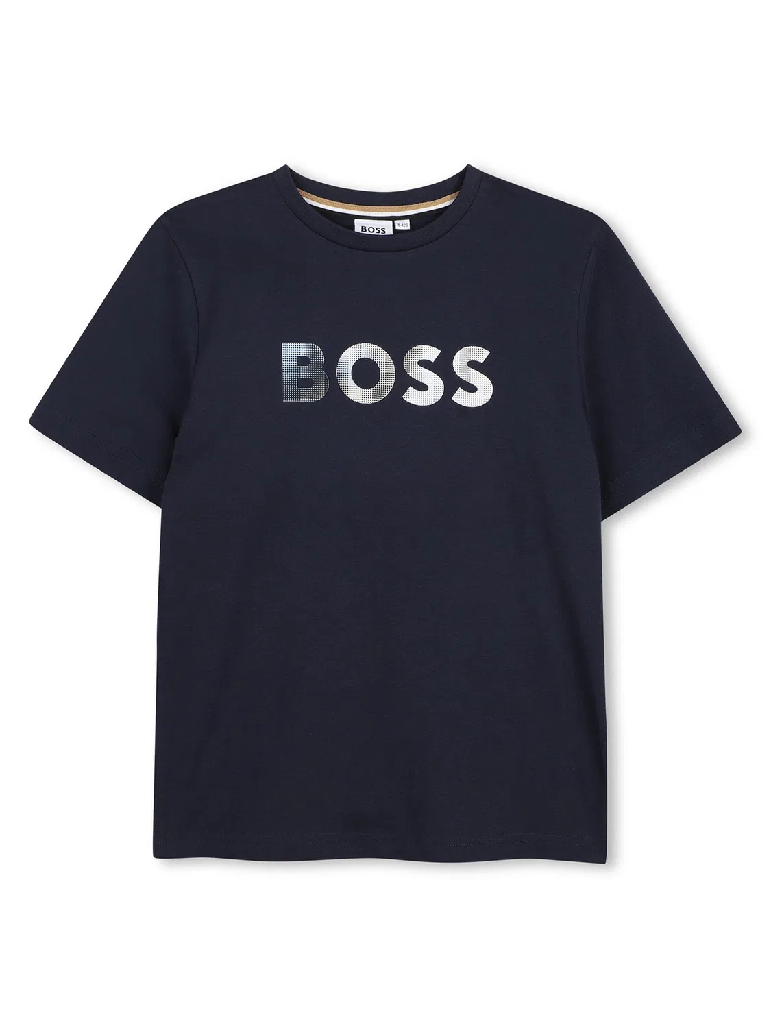 Футболка стандартного кроя для мальчика Boss, темно-синий