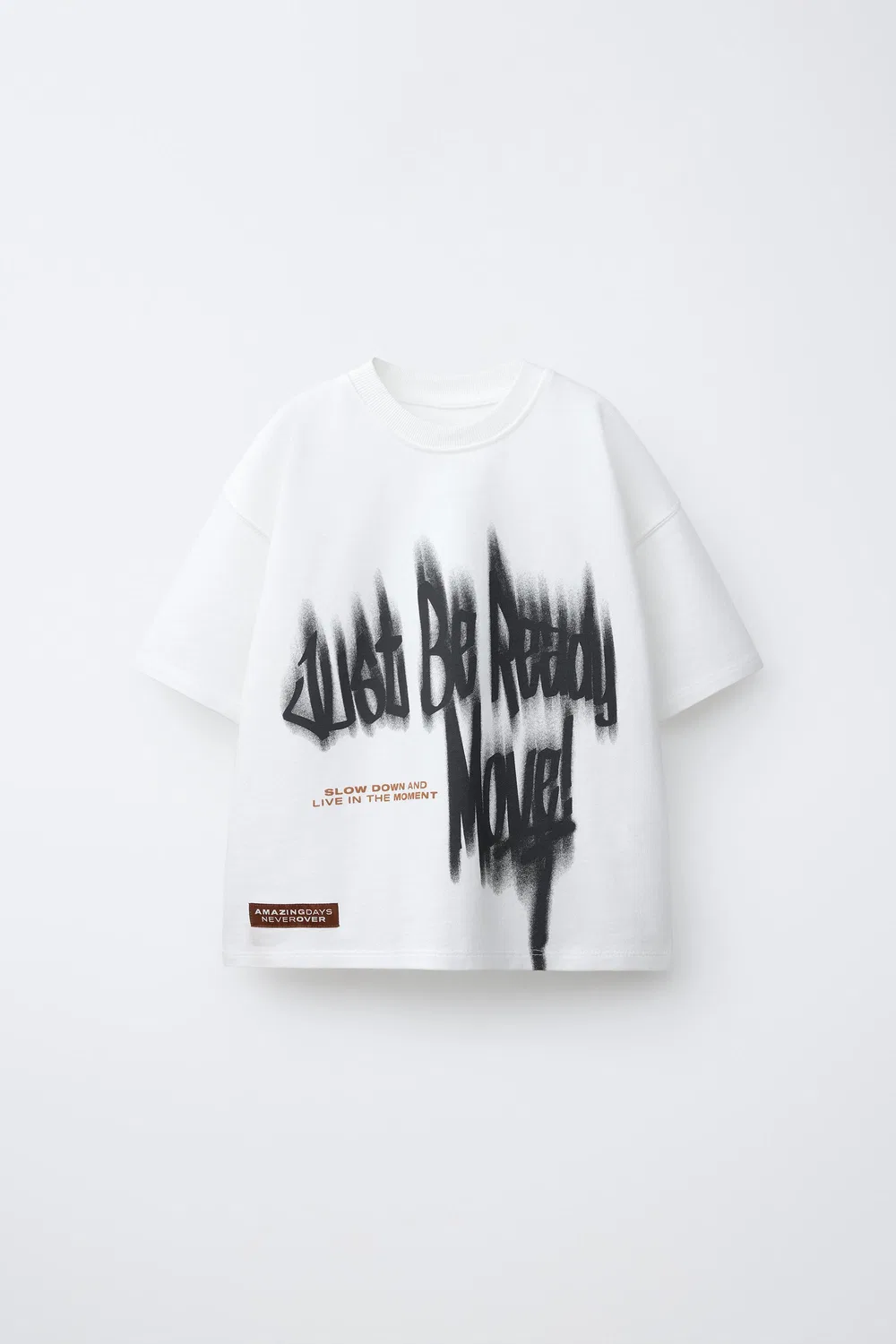 Толстовка с принтом граффити ZARA, White