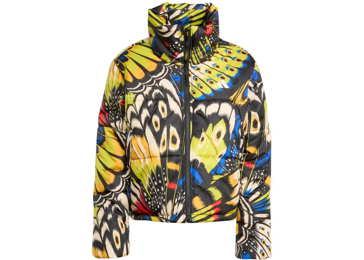 Женская куртка с принтом Adidas x Farm Rio Jacket, Black/Hi-Res Blue/Lush Red