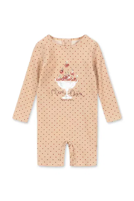 Купальник слитный Amandine Swim Onesie Konges Sløjd, бежевый