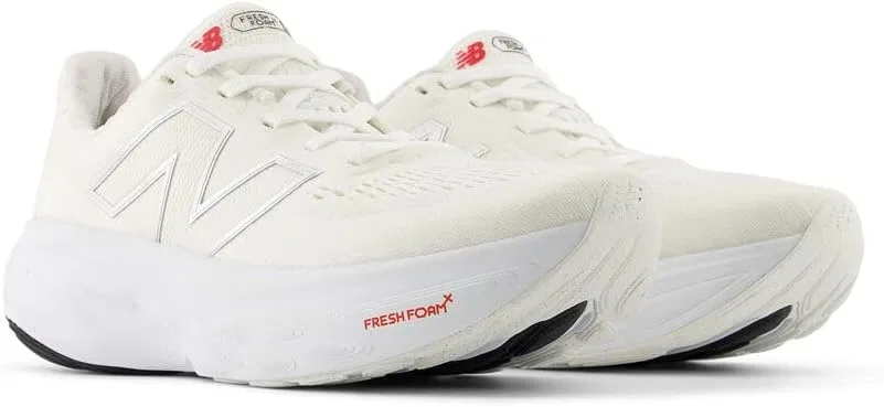 Детские беговые кроссовки для девочек Fresh Foam X 1080 V14 New Balance, White/Sea Salt — фото 4
