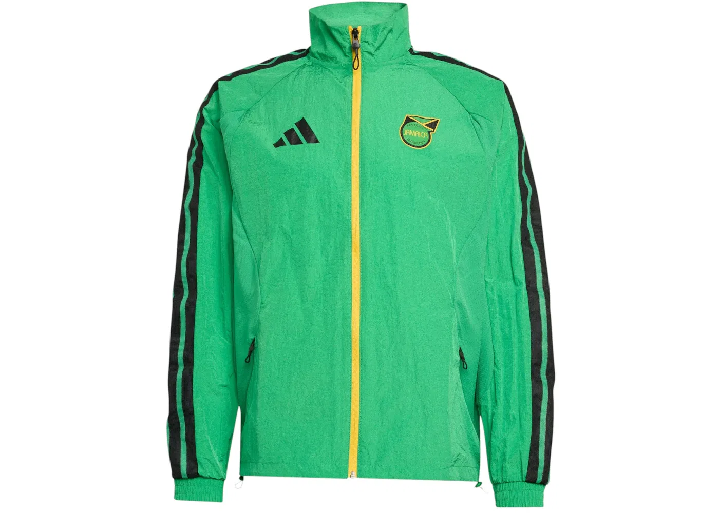 Мужская куртка с принтом Jamaica Bob Marley Home Anthem Adidas, Vivid Green