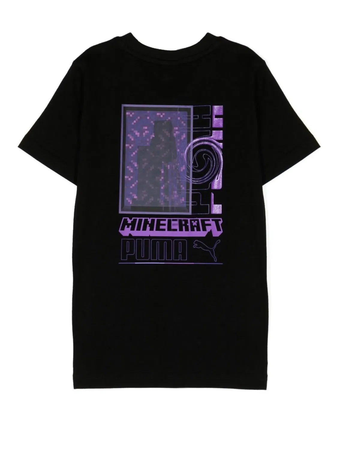 Футболка PUMA x Minecraft с графическим принтом, черный — фото 2