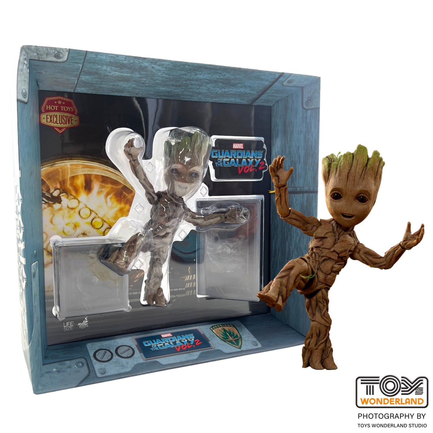 

Фигурка Hot Toys Marvel, Gotg Vol. 2 Groot LMS005, 26 см