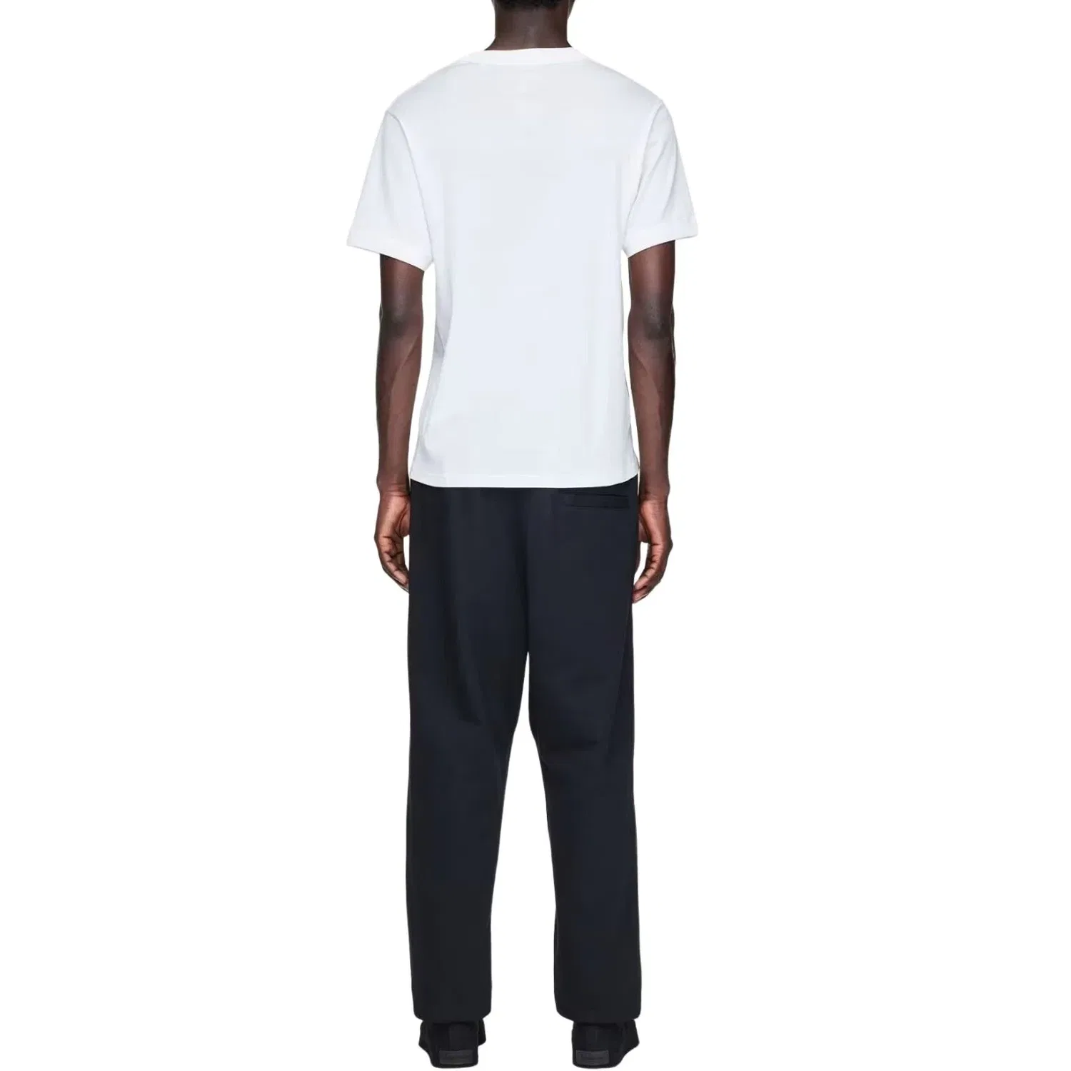 Мужская футболка с принтом Adidas x Y-3 Slim T-Shirt Asia Sizing, белый — фото 4