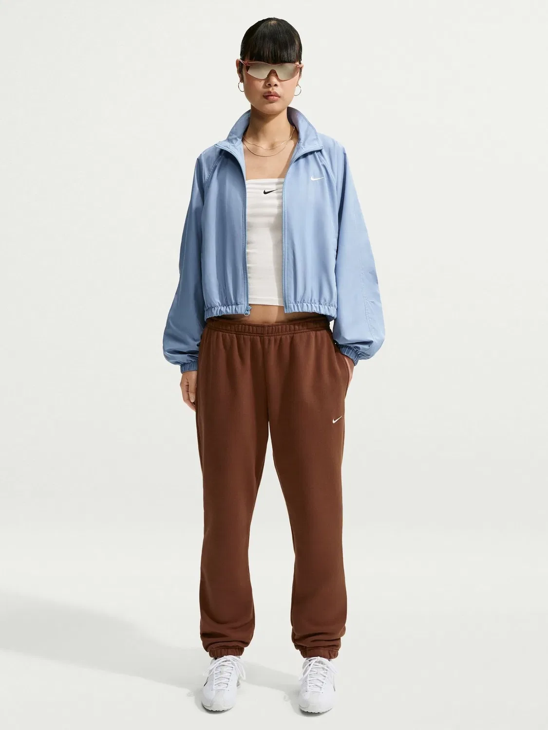 Джоггеры из флиса Nike, Cacao Wow Brown — фото 3