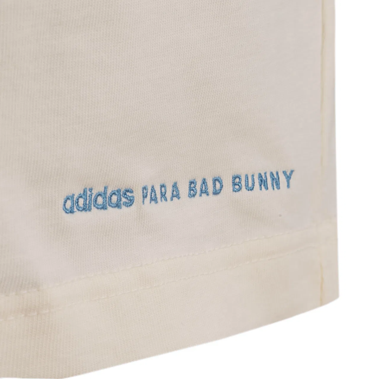 Футболка мужская Bad Bunny Ciudad de Mexico Adidas, бежевый — фото 4
