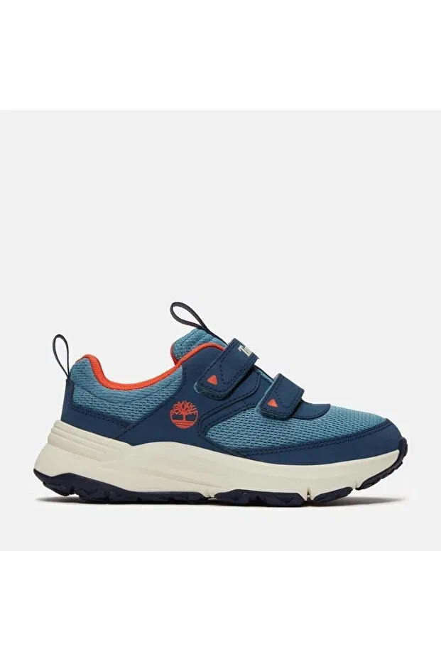 Детские кроссовки для девочек текстильные Motion Access Low Hook & Loop Sneaker Tb0a6bzaejk1 Timberland, Medium Blue Mesh
