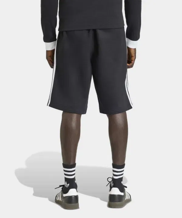 Шорты спортивные с тремя полосками, Adidas, черный — фото 2