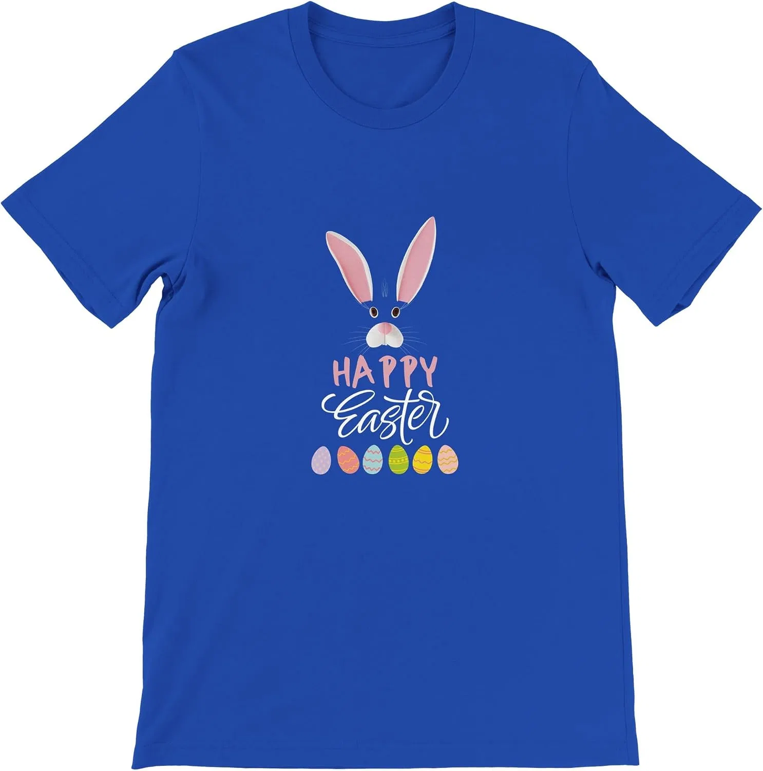 Футболка с принтом Happy Easter, Light Blue — фото 2