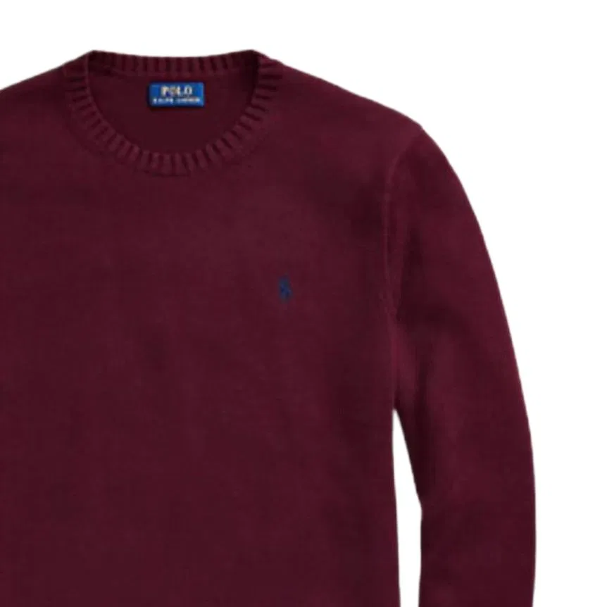 Водолазка из трикотажа Burgundy, Polo Ralph Lauren — фото 4