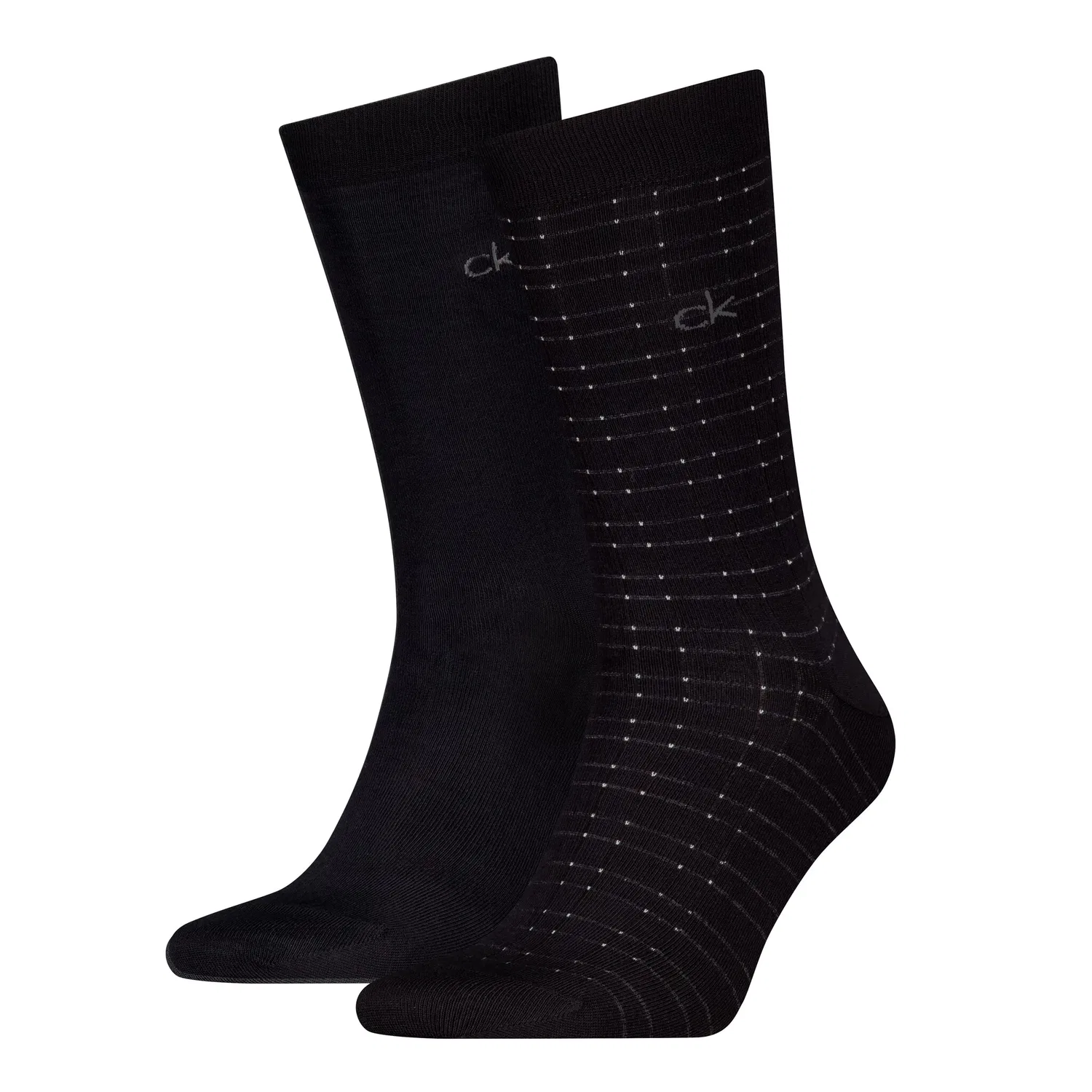 Мужские носки с усиленной пяткой и мыском Calvin Klein, Black