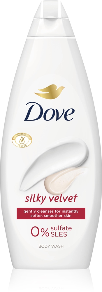 

Шелковистый бархатный гель для душа макси Dove, 720 мл