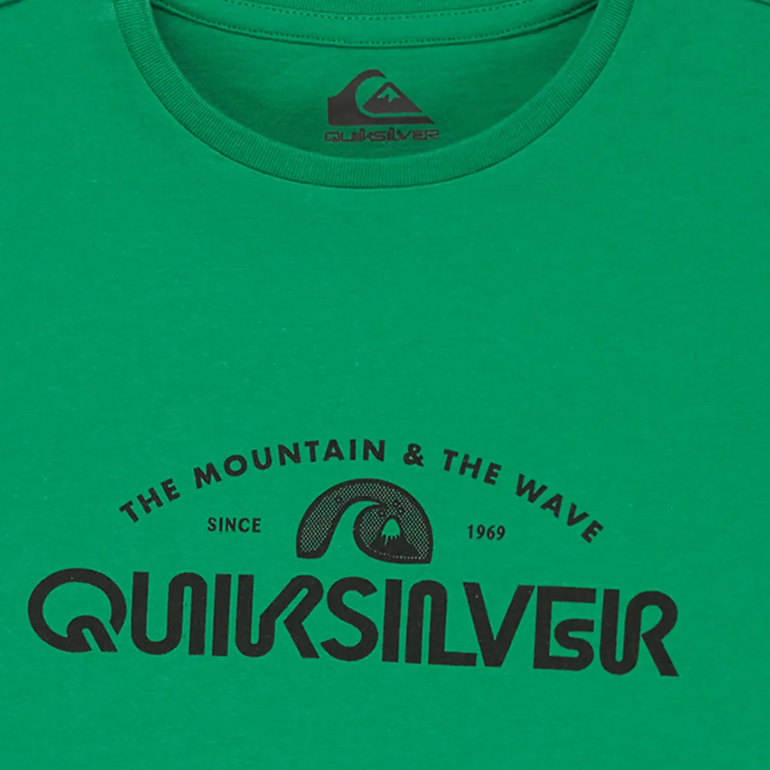 Детская футболка с принтом Quiksilver, Verde — фото 3