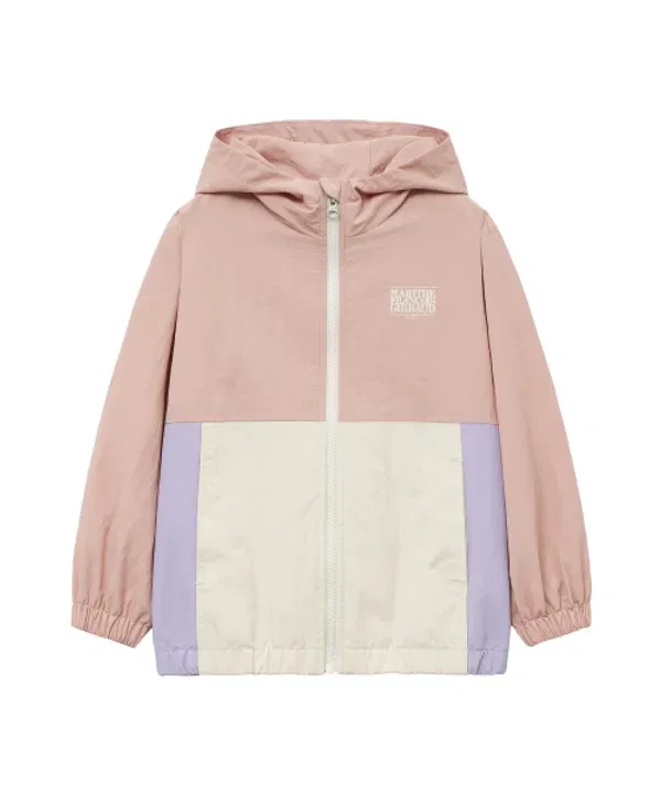 Ветровка Enfant color blocked, Marithé, розовая