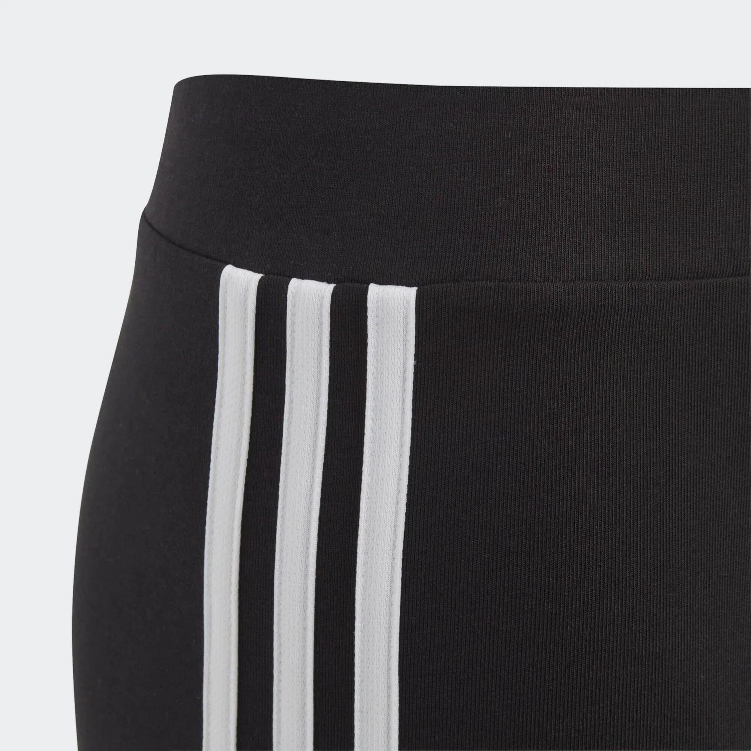Детские леггинсы с тремя полосками Essentials 3-Streifen Cotton Adidas, Schwarz Weiss — фото 2