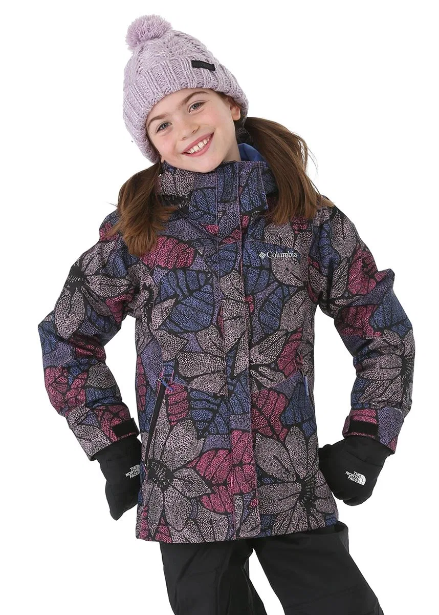 Куртка 3-в-1 с флисовым подкладом Bugaboo II Columbia, Arctic Blue Flower Doodle