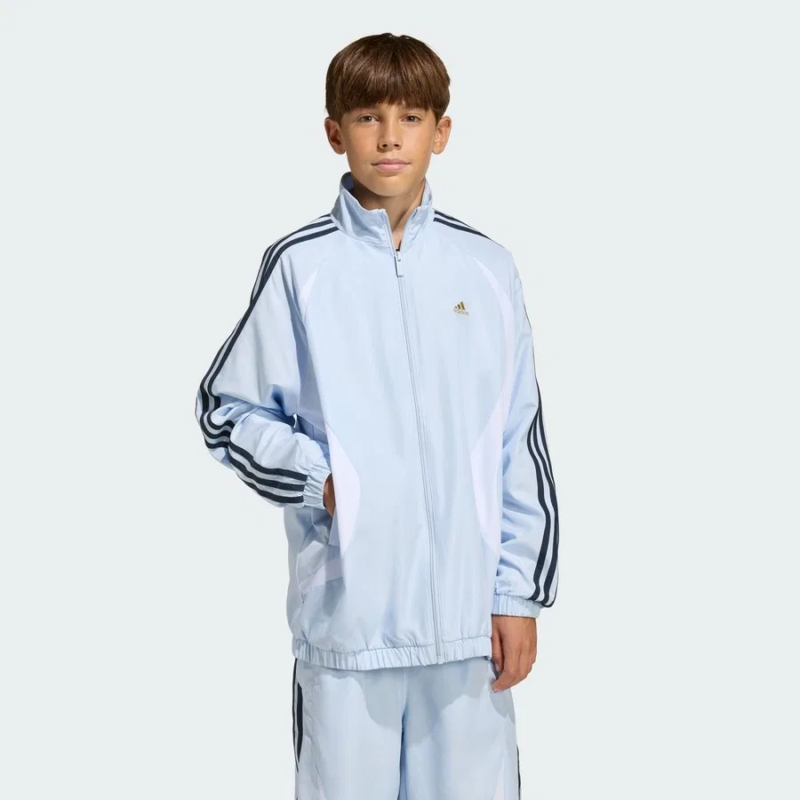 Спортивный свитшот с молнией Teamgeist Loose adidas, Сине-белый
